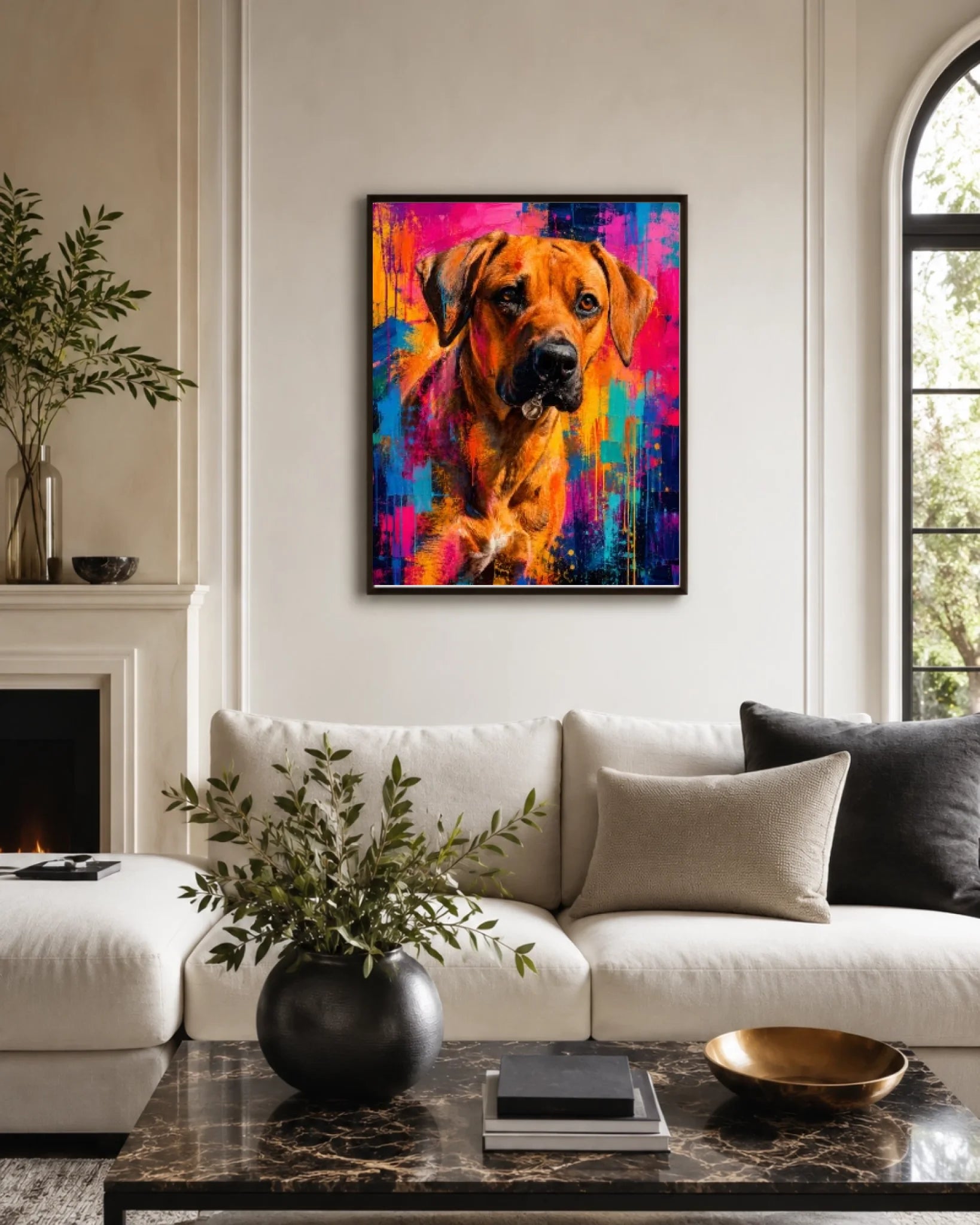 16"x20" Poster framed