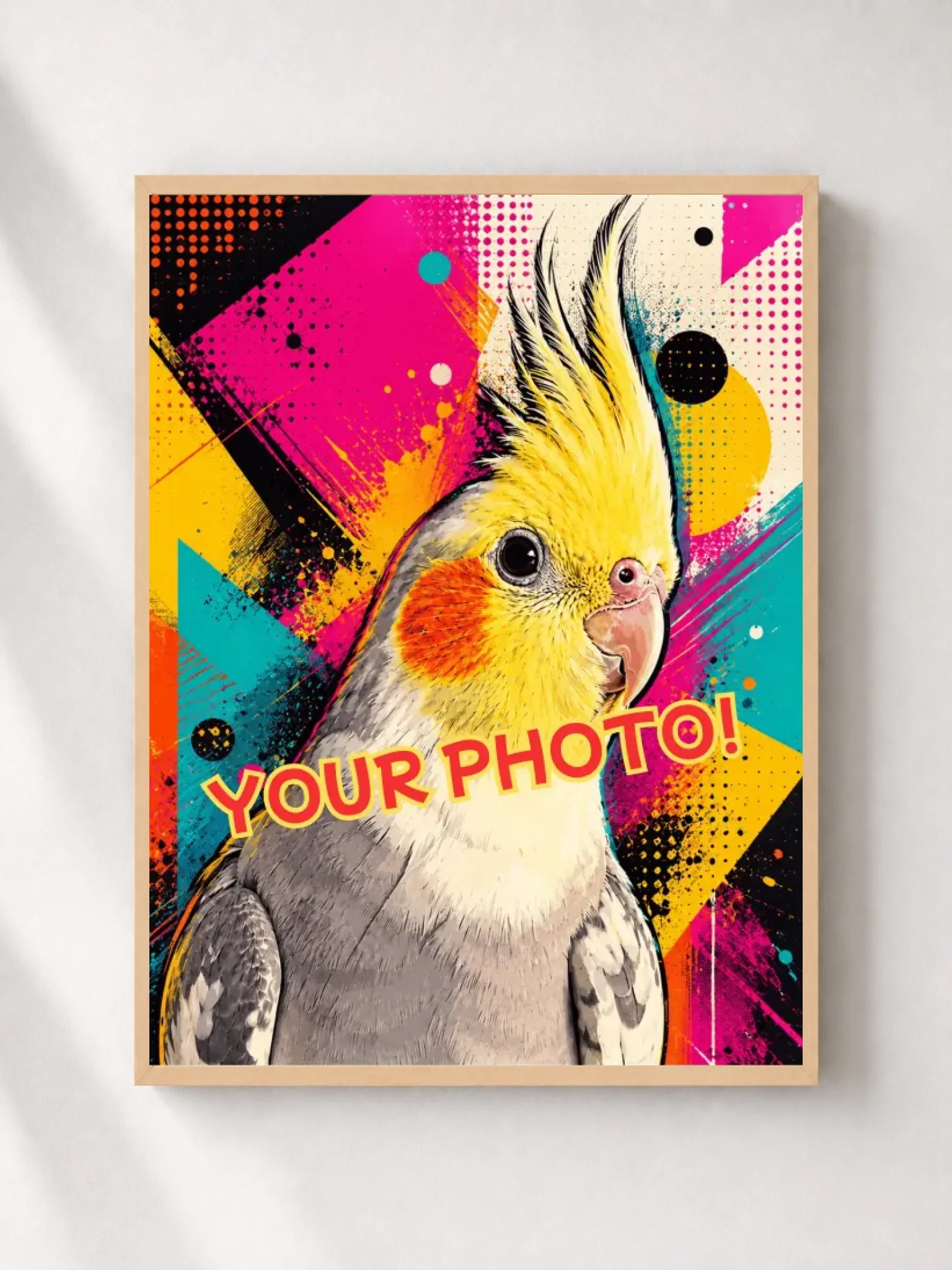 Poster 12 x 16 _ framed natural