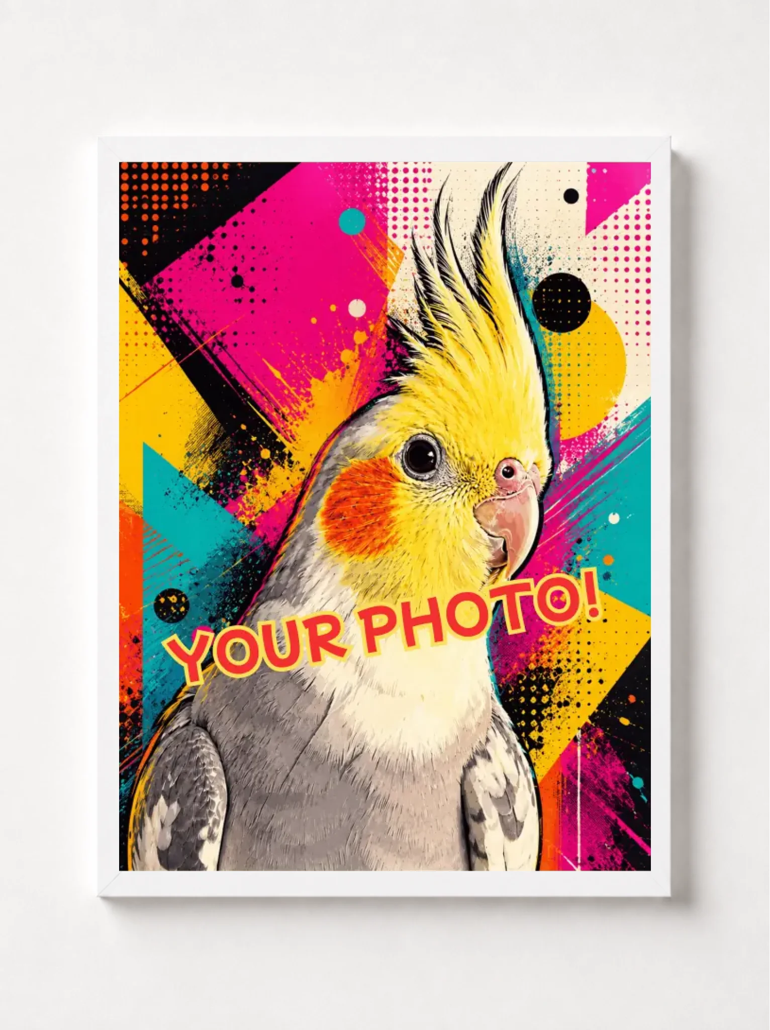 Poster 12 x 16 _ framed white
